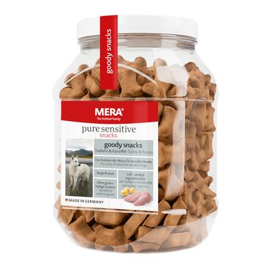 MERA pure sensitive Goody Snacks - kalkkuna & peruna 600 g