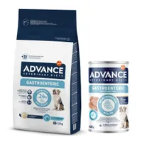  Croquettes Advance Veterinary Diets 12 kg + boîtes 2 x 400 g offertes ! - Gastroenteric + Gastroenteric Medium/Maxi