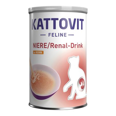 Kattovit Kidney/Renal Drink Saver Pack: Chicken (24 x 135ml)
