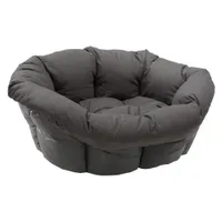 Hoes Sofà antraciet voor Ferplast mand Siesta Deluxe (zonder mand) - Maat 12: L 114 x B 83 x H 37 cm