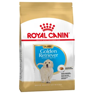 Royal Canin Puppy Golden Retriever, legfeljebb 15 hónapos. Támogatja az immunrendszert, az egészséges bőrt és az emésztést. Speciális krokettek.