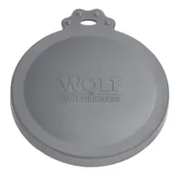 Wolf of Wilderness Silikondeckel für Futterdosen - 2 Stück, Ø 7,5 cm (400 g) + Ø 10 cm (800 g)