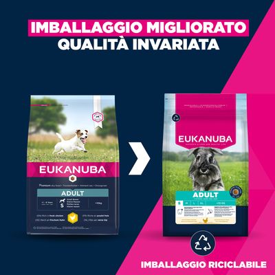 Eukanuba Premium Nutrition Adult Small Breed Pollo - 3 kg