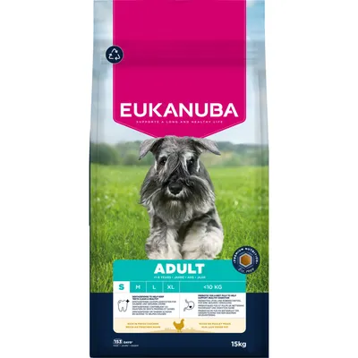 Eukanuba Premium Nutrition Adult Kleine rassen Kip - Dubbelpak: 2 x 15 kg