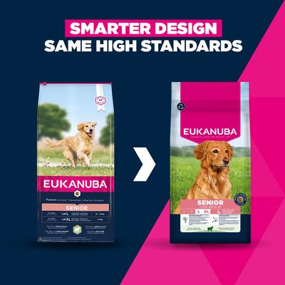 Eukanuba Premium Nutrition Senior Large & Giant Breed Lam & Ris