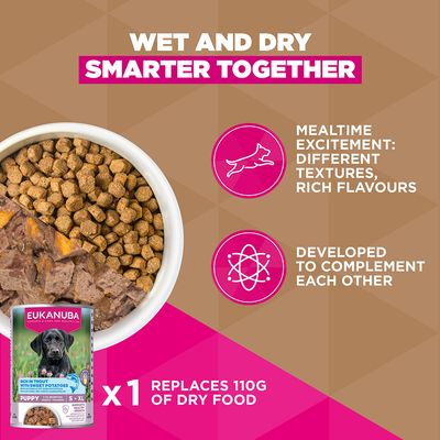 Eukanuba Grain Free Puppy Large & Giant Breed с морска риба - 3 кг