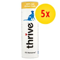 Sparpaket Thrive Katzensnack - Mix: 3 x Huhn + 2 x Thunfisch (5 x 25 g)