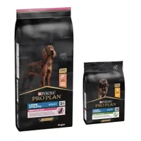 14 kg PURINA PRO PLAN Adult + 3 kg passendes Trockenfutter gratis! - 14 kg Large Athletic Sensitive Skin Lachs + 3 kg Large Robust Puppy Healthy Start