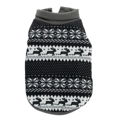 Sweterek dla psa, z norweskim wzorem - Dł. grzbietu: ok. 50 cm
