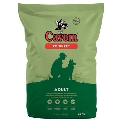 Cavom compleet, 20 kg. Cavom, het natuurlijke voer. Sinds 1898.