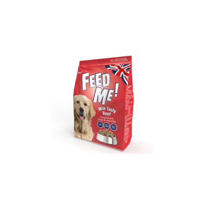 HiLife FEED ME - Tasty Beef Dry Dog food - Economy Pack: 12kg (6 x 2kg)
