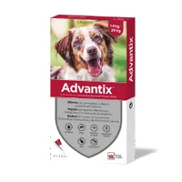Advantix® pipetas para perros de 10 kg a 25 kg - 4 pipetas