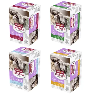 animonda Integra Protect Adult Diabetes 24 x 100 g para gatos - Pack Ahorro - Salmón