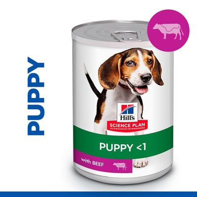 Hill's Science Plan Puppy <1 Csirke & marha (12 x 370 g)