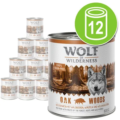 Økonomipakke: Wolf of Wilderness Adult 12 x 800 g Økonomipakke: Wolf of Wilderness Adult 12 x 800 g