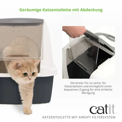 Catit Jumbo Katzentoilette - Zubehör: Catit Airsift Ersatzfilter 2er Pack