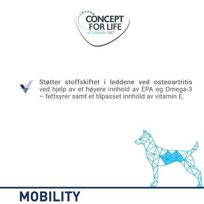 Concept for Life Veterinary Diet Dog Mobility