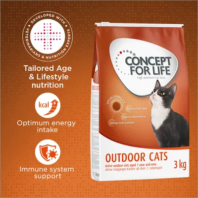 Concept for Life Outdoor Cats - vylepšená receptúra - 3 kg