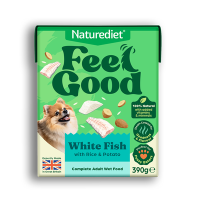 Naturediet Feel Good Adult - White Fish - Multibuy: 36 x 390g