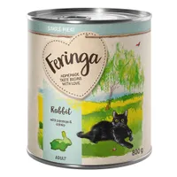 Feringa Single Meat Menù 6 x 800 g umido per gatti - Coniglio con Pastinaca ed Erba gatta