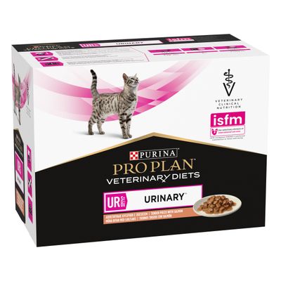 PURINA PRO PLAN Veterinary Diets Feline UR Urinary - Salmon Saver Pack: 20 x 85g
