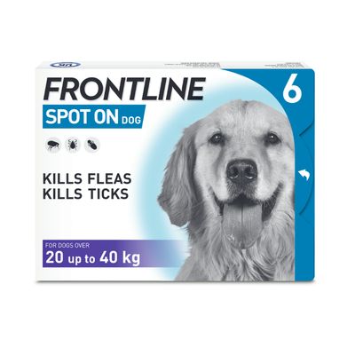 FRONTLINE® Spot On for Dogs - L (20-40kg) 6 pipettes x 2.68ml