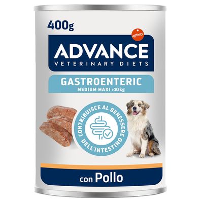 Advance Veterinary Diets Gastroenteric Medium/Maxi umido cane - Set %: 6 x 400 g