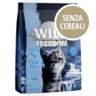 Wild Freedom Kitten "Cold River" Salmone - senza cereali per gatti Wild Freedom Kitten "Cold River" Salmone - senza cereali per gatti