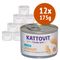 Kattovit Urinary Calcoli Struvite 12 x 185 g Alimento umido per gatti 6 x Pollo & 6 x Vitello