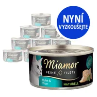 Balení na zkoušku Miamor Feine Filets Naturelle 12 x 80 g - Smíšené balení I