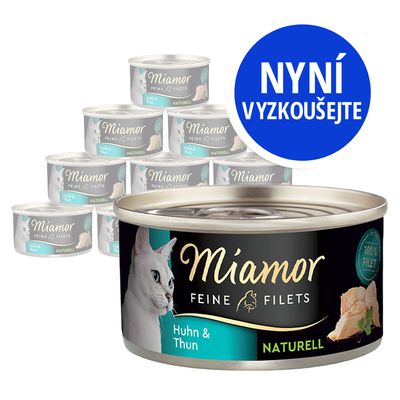 Balení na zkoušku Miamor Feine Filets Naturelle 12 x 80 g Smíšené balení I
