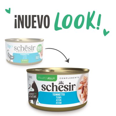 Schesir Complements en gelatina 6 x 70 g en latas