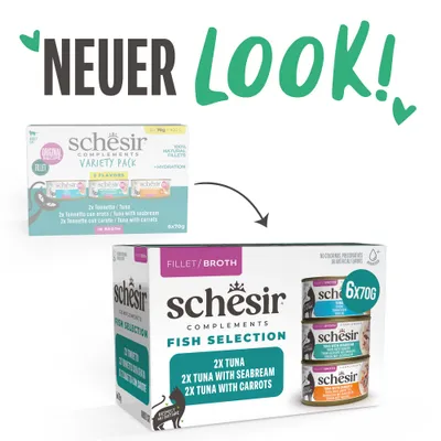 Schesir Complements in Brühe 6 x 70 g - Mix (3 Sorten)