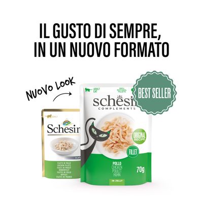 Schesir Complements Filetti in gelatina 6 x 70 g in buste