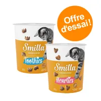 Lot mixte de friandises Smilla pour chat - 2 x 125 g (Ringlies + Crossies)