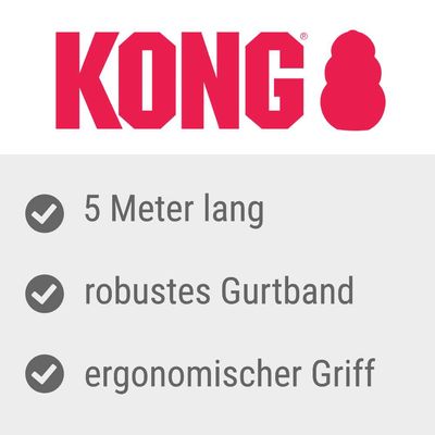 KONG. Характеристики: длина 5 метров, прочная лента, эргономичная ручка.