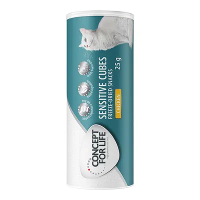 Concept for Life Sensitive Cubes snacks liofilizados para gatos - 25 g