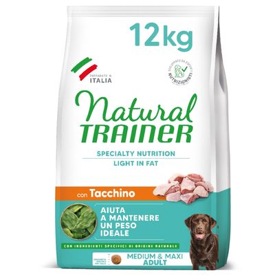 Natural Trainer Light in Fat Adult Medium & Maxi con Tacchino