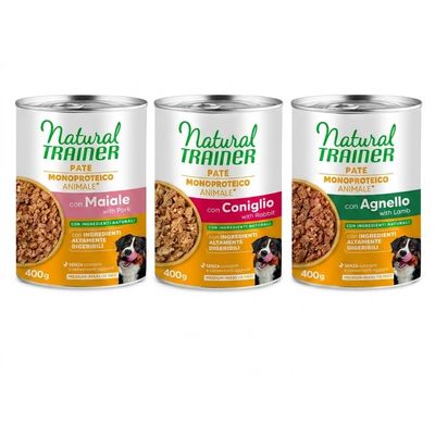 Natural Trainer Pate Monoproteico Medium & Maxi Adult