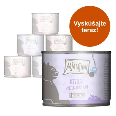 Mix balenie MjAMjAM Kitten 6 x 200 g - mix (2 druhy)