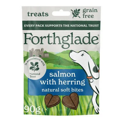 Forthglade National Trust Soft Bites - Salmon with Herring - Multibuy: 8 x 90g Forthglade National Trust Soft Bites - Salmon with Herring - Multibuy: 8 x 90g