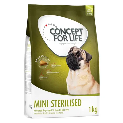 Concept for Life Mini Sterilised - säästöpakkaus: 4 x 1 kg