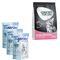 Próbacsomag: 3 x 5 l Tigerino Classic Crystals alom + 400 g Concept for Life Tigerino + Kitten