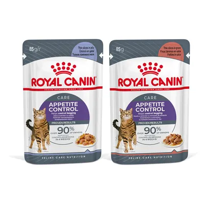 Lot mixte 24 x 85 g Royal Canin en gelée et en sauce Appetite Control Care en sauce et en gelée Lot mixte 24 x 85 g Royal Canin en gelée et en sauce Appetite Control Care en sauce et en gelée