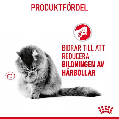 PRODUKTFÖRDEL. Bidrar till att reducera bildningen av hårbollar.
