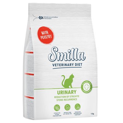 Smilla Veterinary Diet Urinary Pollame Crocchette per gatto 1 kg