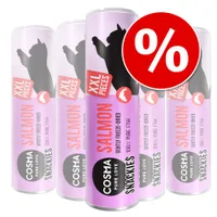Ekonomično pakiranje Cosma snackies XXL - 2 x piletina, 2 x tuna i 1 x bijela riba (128 g)