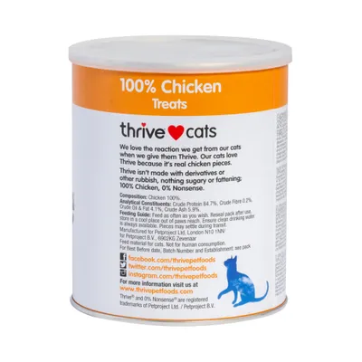 thrive Cat Treats Maxi Tube - Chicken - 170g