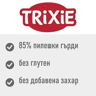 TRIXIE лиофиризирани лакомства с пиле и кашкавал - 6 x 25 г