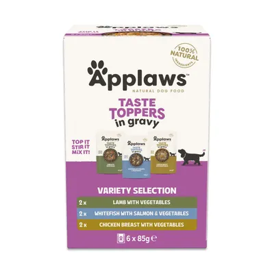 Applaws Taste Toppers 6 x 85 g - Pack de prueba en salsa 